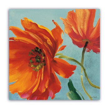 Tablou Canvas - Flori, Papadie, Vintage, 100 x 100 cm Tablou Canvas - Flori, Papadie, Vintage, 100 x 100 cm