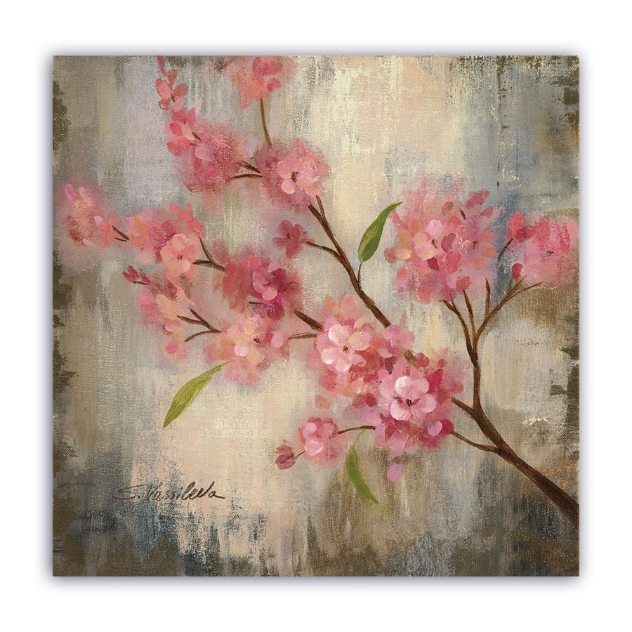 Tablou Canvas - Cireasa, Japonia, Primavara, Vintage, 100 x 100 cm