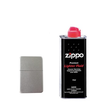 Set Art bricheta metalica model 17 plus benzina Set Art bricheta metalica model 17 plus benzina