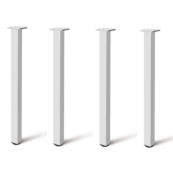 Set 4 picioare pentru masa din aluminu , cu profil patrat 60x60 mm, H710 Set 4 picioare pentru masa din aluminu , cu profil patrat 60x60 mm, H710