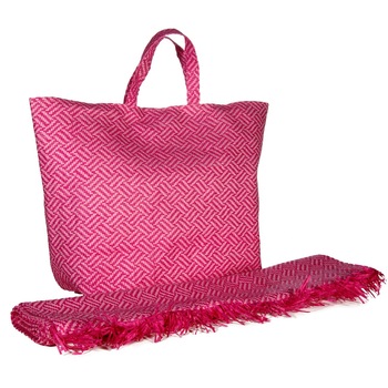 set geanta pentru plaja cu rogojina 53x37x12 cm fuchsia imagen 5_1_
0