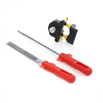 Set pile pentru ascutire lant, Prorun, cu maner plastic, 4.8 mm, 2 bucati EVO Set pile pentru ascutire lant, Prorun, cu maner plastic, 4.8 mm, 2 bucati EVO
