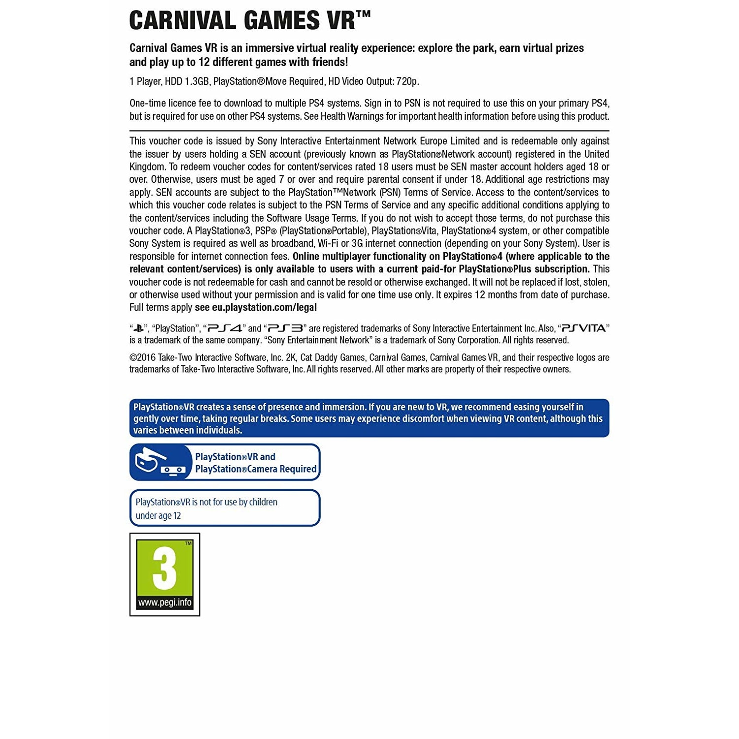 Psvr discount carnival games