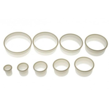 Set de 9 decupatoare rotunde, plastic, Silikomart Set de 9 decupatoare rotunde, plastic, Silikomart