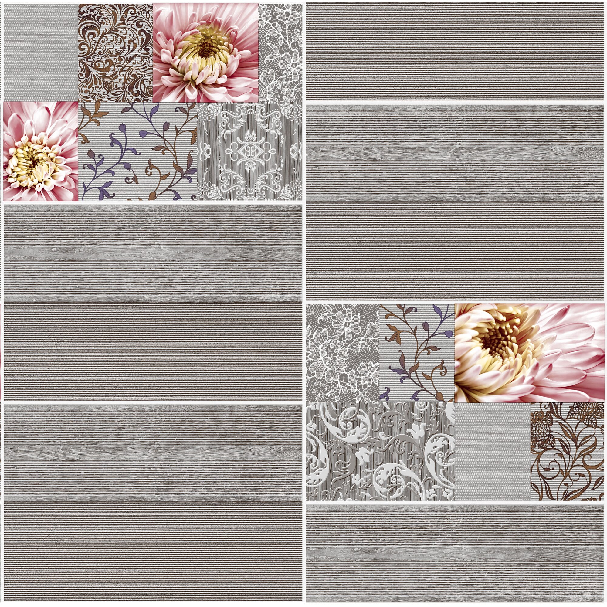 Tapet DEGRETS 2188 simplex Freya gri, 0.53m x 10.05m, 5.3 mp