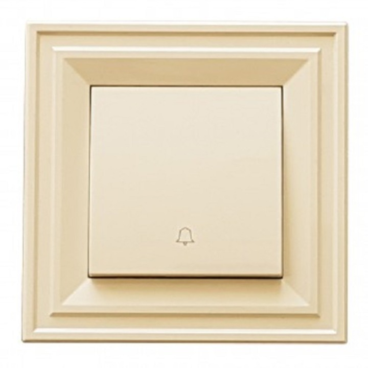 Intrerupator simplu sonerie LB Light Classic 10A, 220V, crem