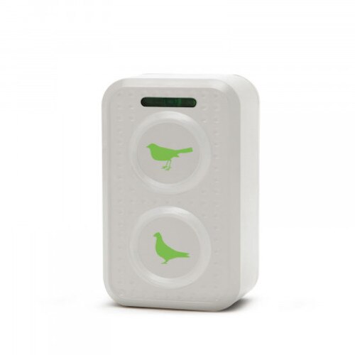 Aparat portabil, ecologic, pentru combaterea porumbeilor, LED, raza de actiune 50 m2, puterea absorbita 1 W, alb