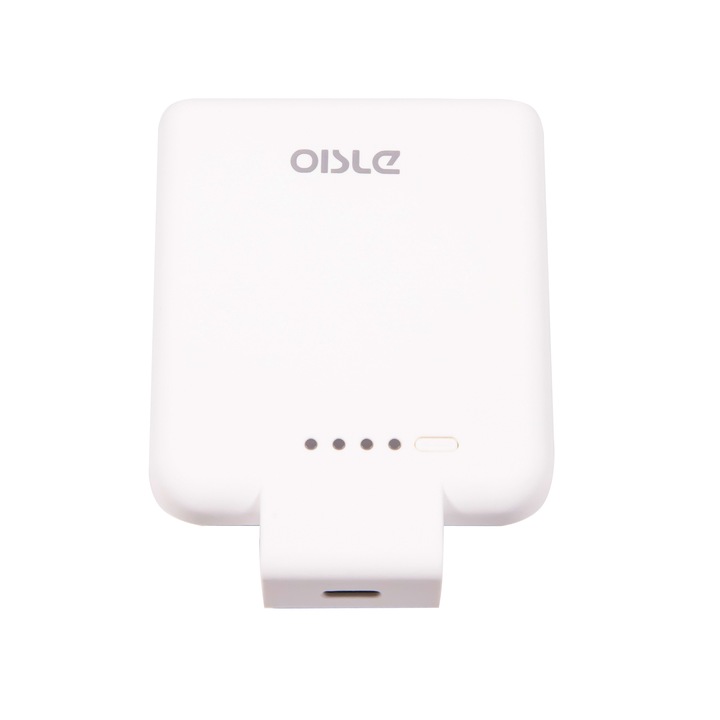 Външна батерия 2800 mAh Powerbank Slim, iPhone 6, 7, 8, X, XS, FONEX, бял