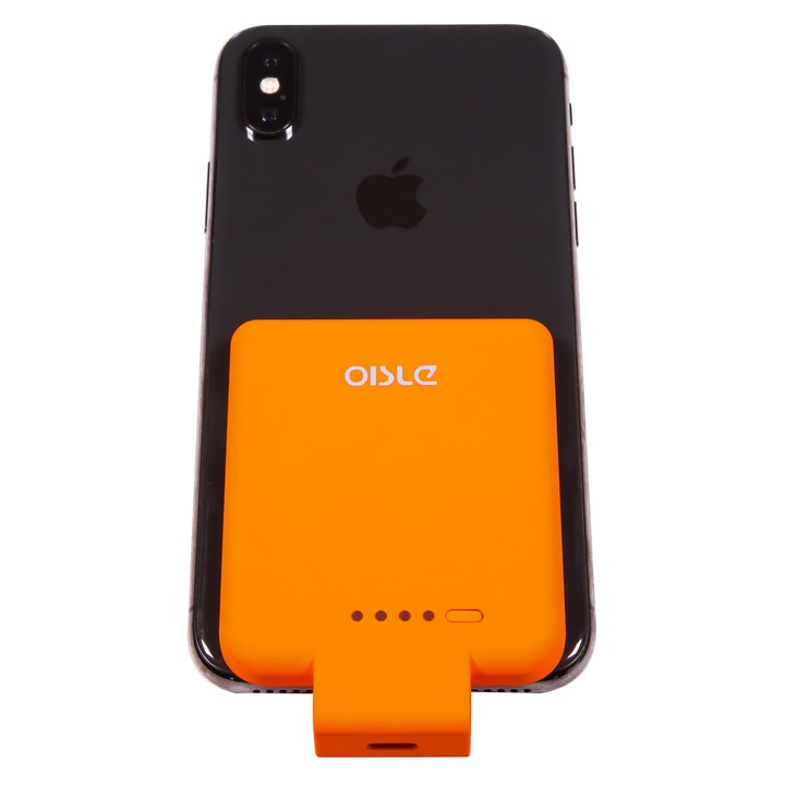 Външна батерия 2800 mAh Powerbank Slim, iPhone 6, 7, 8, X, XS, FONEX, Orange