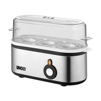 Mini fierbator oua Unold U38610, 210 W, alarma, Inox Mini fierbator oua Unold U38610, 210 W, alarma, Inox