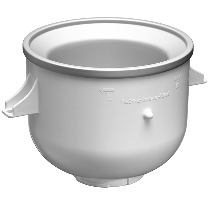 Accesoriu preparat inghetata pentru mixerele KitchenAid 5KICA0WH, 1.9 L