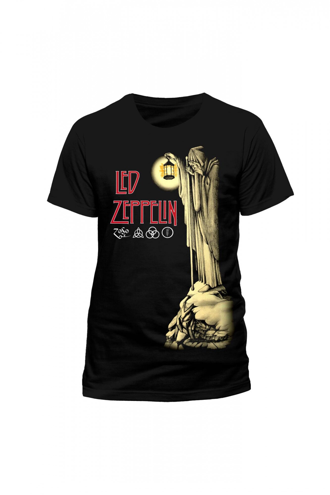Tricou pentru barbati: Led Zeppelin - Hermit, Negru, M