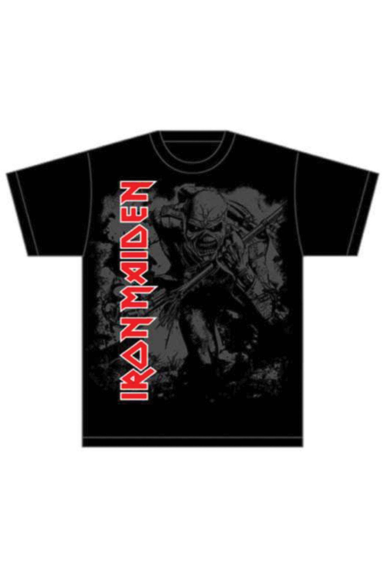 Tricou negru pentru barbati: Iron Maiden - Hi Contrast Trooper, M
