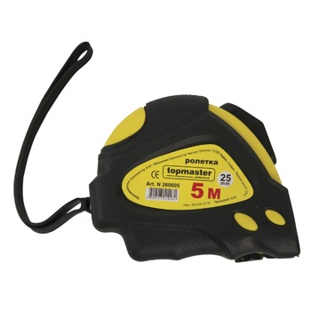 Ruleta Topmaster Pro 5m x 19mm dublu stop TMP Ruleta Topmaster Pro 5m x 19mm dublu stop TMP