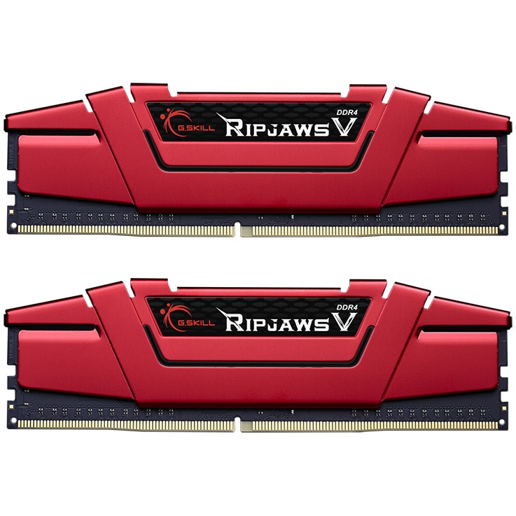 Memorie G.SKILL Ripjaws V, 16GB(2x8GB) DDR4, 3600MHz CL19, Dual Channel Kit