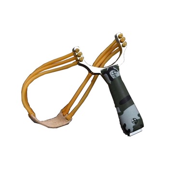 Prastie camuflaj rezistenta profesionala cu mare viteza corzi triple elastice Prastie camuflaj rezistenta profesionala cu mare viteza corzi triple elastice