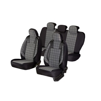 Huse scaune auto Universale, Editia Luxury, Insertii Piele Ecologica+Textil, 11 piese, Negru Huse scaune auto Universale, Editia Luxury, Insertii Piele Ecologica+Textil, 11 piese, Negru