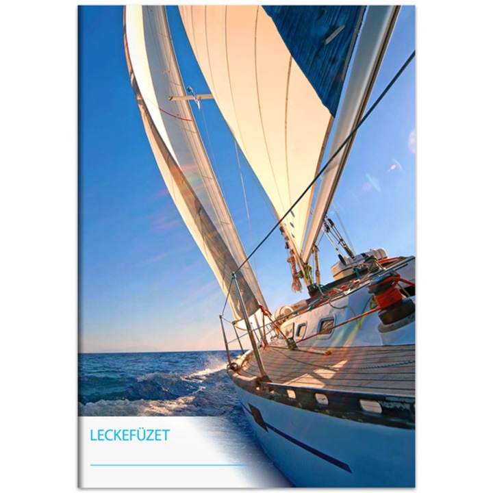 Füzet, tűzött, A5, lecke, 32 lap, ICO "Süni", vitorlás