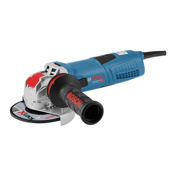 Polizor unghiular Bosch Professional X-Lock GWX 13-125 S, 1300 W, 11.500 RPM, 125 mm diametru disc + cutie + maner auxiliar + aparatoare de protectie Polizor unghiular Bosch Professional X-Lock GWX 13-125 S, 1300 W, 11.500 RPM, 125 mm diametru disc + cutie + maner auxiliar + aparatoare de protectie