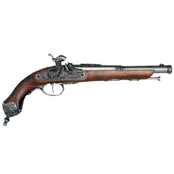 Pistol antic, Denix, 237/G, Metal, Lemn Pistol antic, Denix, 237/G, Metal, Lemn