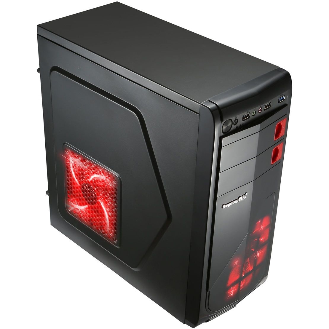 Sistem Desktop AMD Ryzen 5 2600, 8GB DDR4, SSD 240GB, placa video
