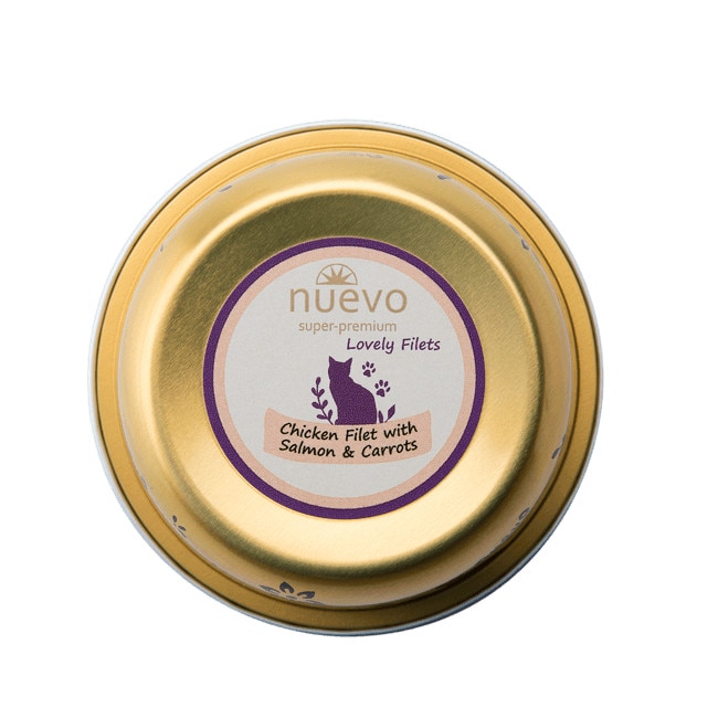 Nuevo Cat File Pui si Somon, 85 g