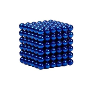 Bile Magnetice AntiStres Neocube, albastru, 5 mm, 216 piese - MagCub® Bile Magnetice AntiStres Neocube, albastru, 5 mm, 216 piese - MagCub®