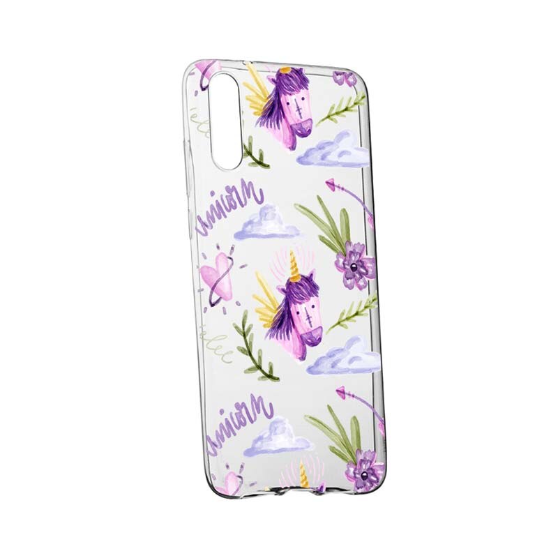 Husa pentru Samsung Galaxy A70, Unicorn, 89, din silicon premium, rezistenta la uzura, anti-alunecare