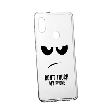 Husa pentru Huawei P Smart 2019, Don’t Touch My Phone, 90, din din silicon premium, rezistenta la uzura, anti-alunecare Husa pentru Huawei P Smart 2019, Don’t Touch My Phone, 90, din din silicon premium, rezistenta la uzura, anti-alunecare
