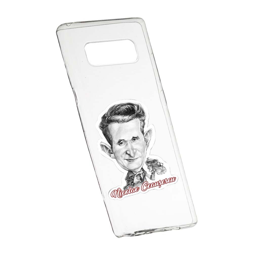 Husa de protectie Ceausescu pentru Samsung Galaxy Note 9, rezistenta la uzura, anti-alunecare, din silicon Premium, 222