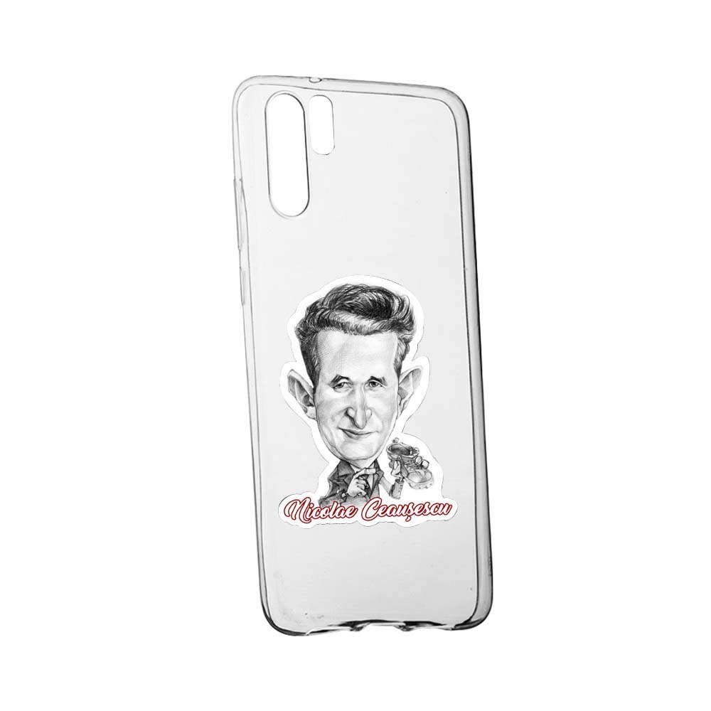 Husa de protectie Ceausescu pentru Huawei P30 Pro, rezistenta la uzura, anti-alunecare, din silicon Premium, 222