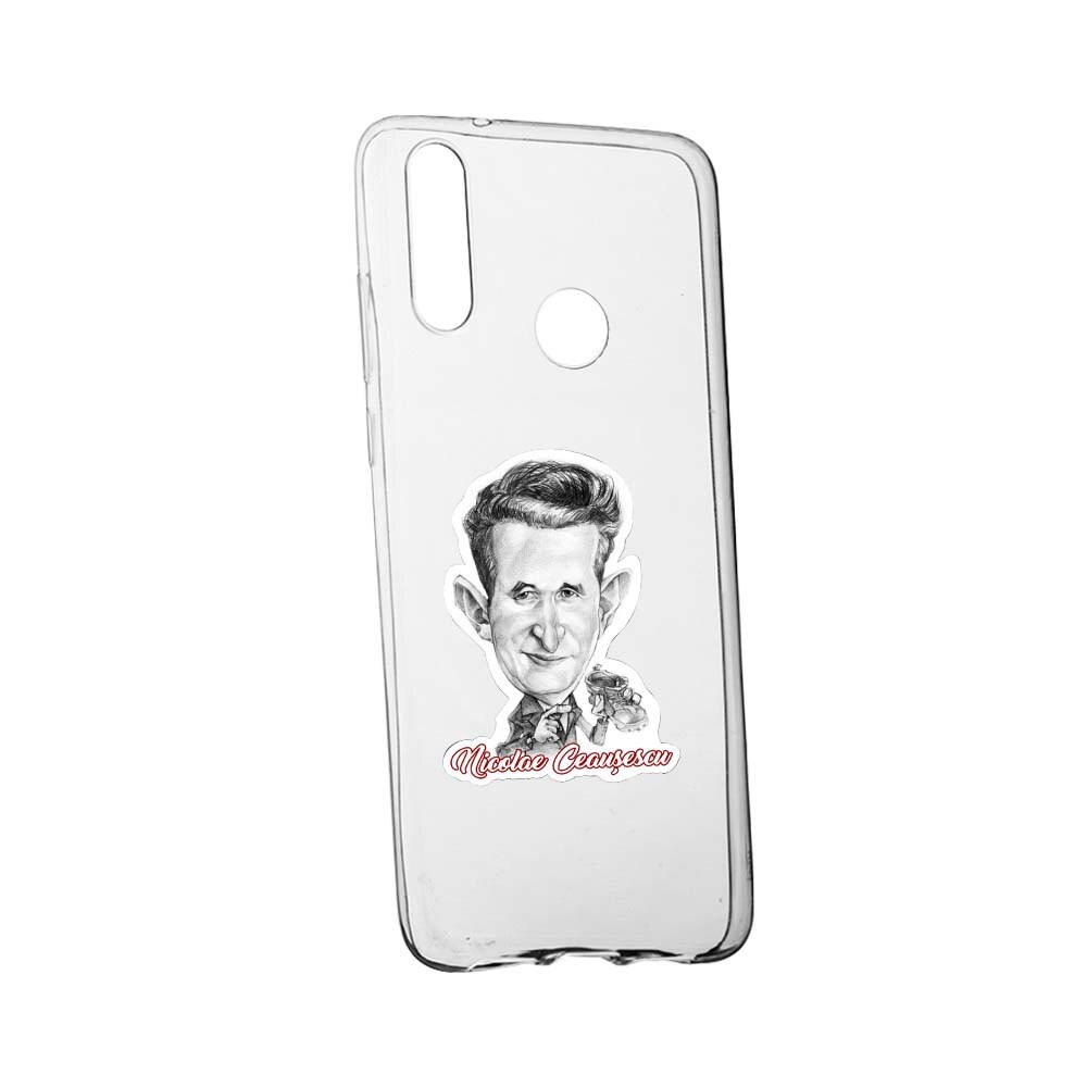 Husa de protectie Ceausescu pentru Huawei P30 Lite, rezistenta la uzura, anti-alunecare, din silicon Premium, 222