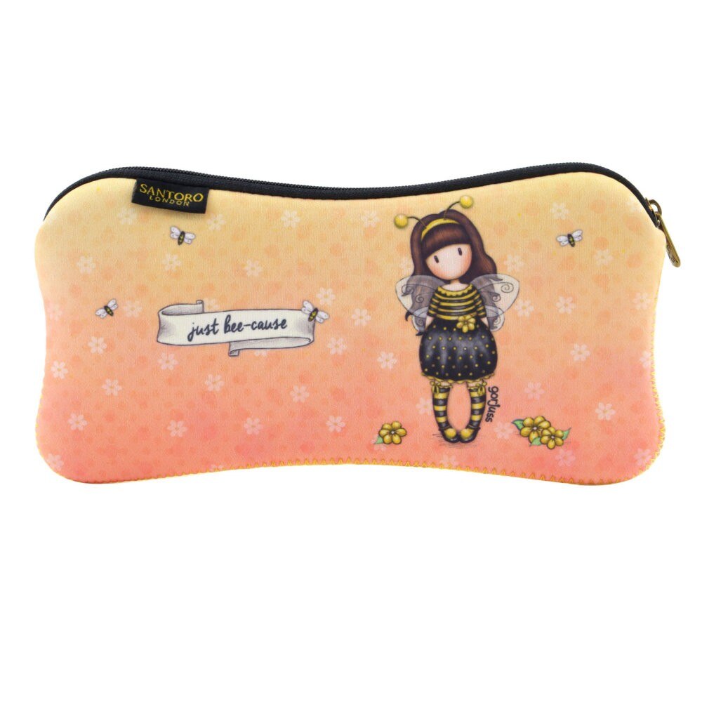 Penar tip pouch de neopren Gorjuss - Bee Loved, 22 x 10 x 1 cm