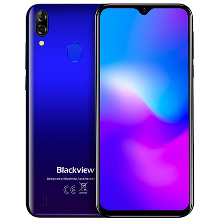 Blackview A60 Pro Mobiltelefon, Kártyafüggetlen, Dual SIM, 3GB, 6.1-inch, Kék