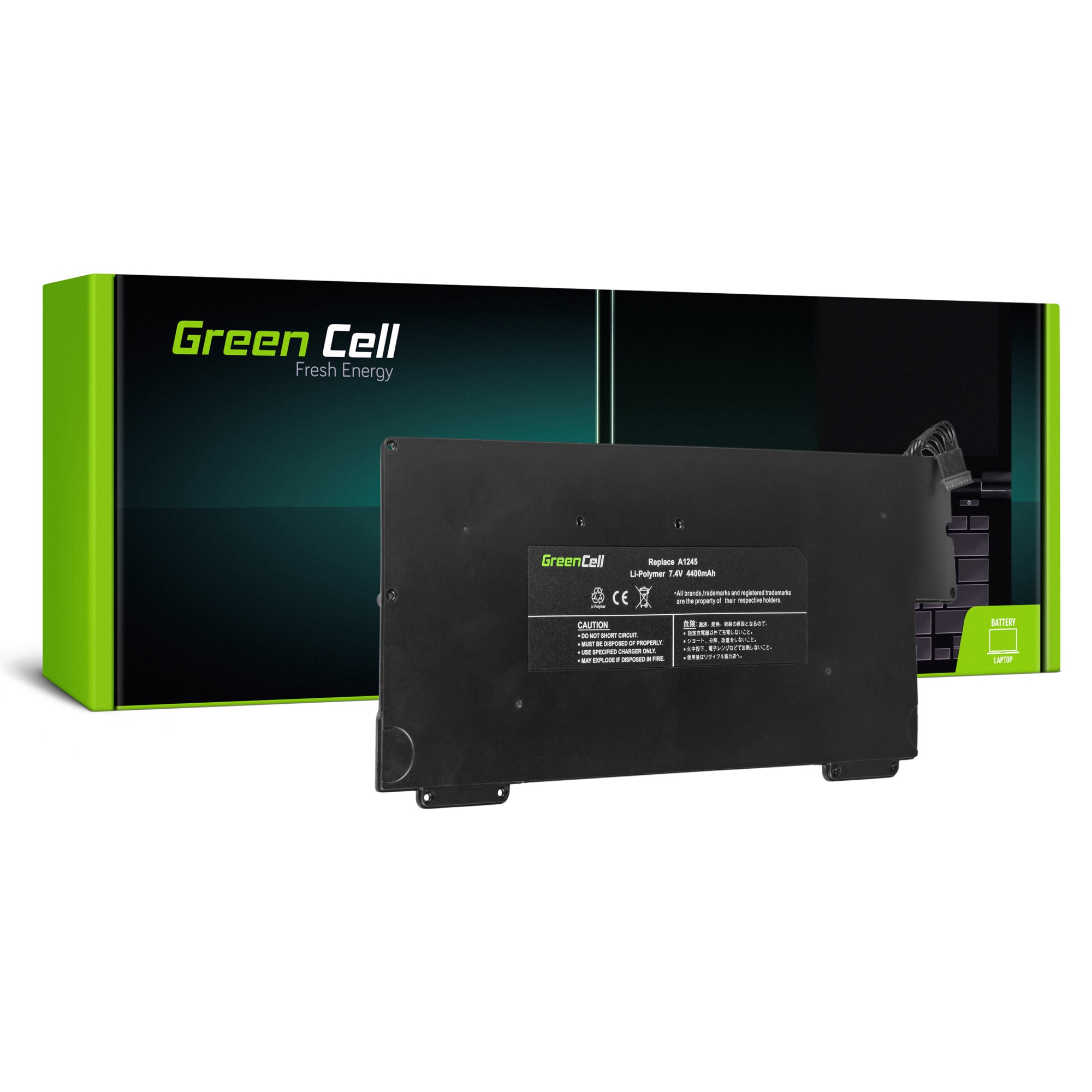 Baterie laptop A1245 pentru Apple MacBook Air 13 A1237 A1304 (Early 2008, Late 2008, Mid 2009) acumulator marca Green Cell