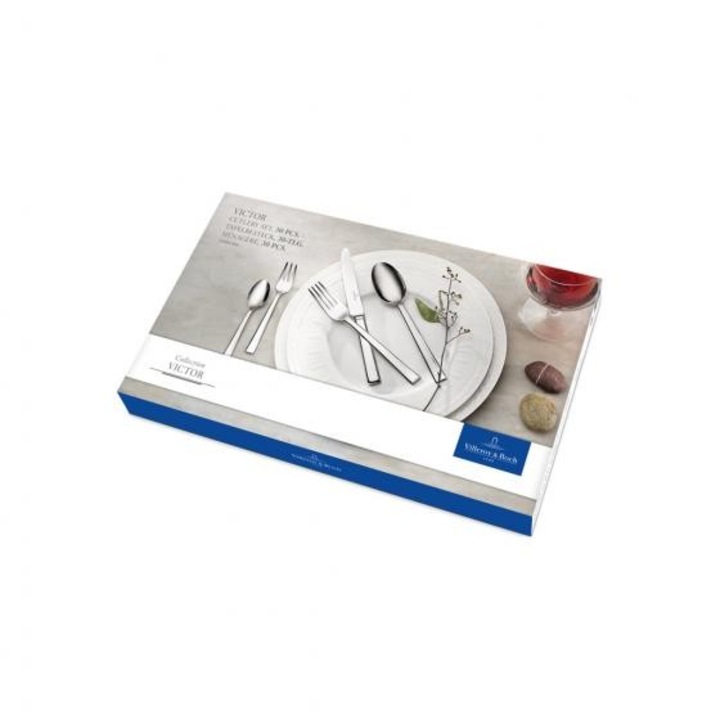 Villeroy&Boch Victor 30 darabos dobozos evőeszköz készlet