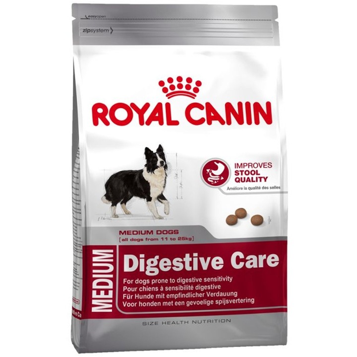 Hrana uscata pentru caini Royal Canin, CCN Medium Digestive Care, 3 kg