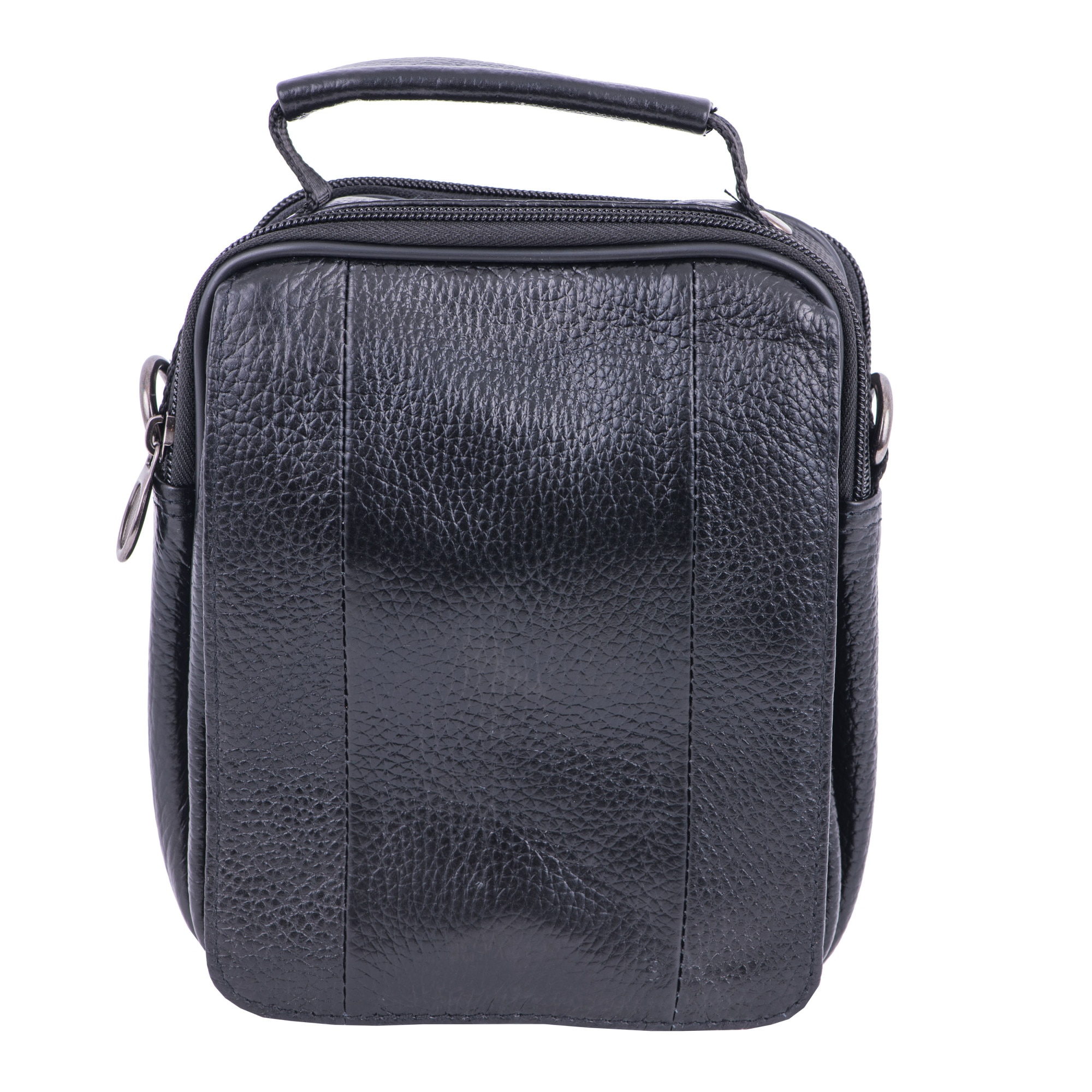 Geanta piele barbati,Toro Nero, cover carrier black