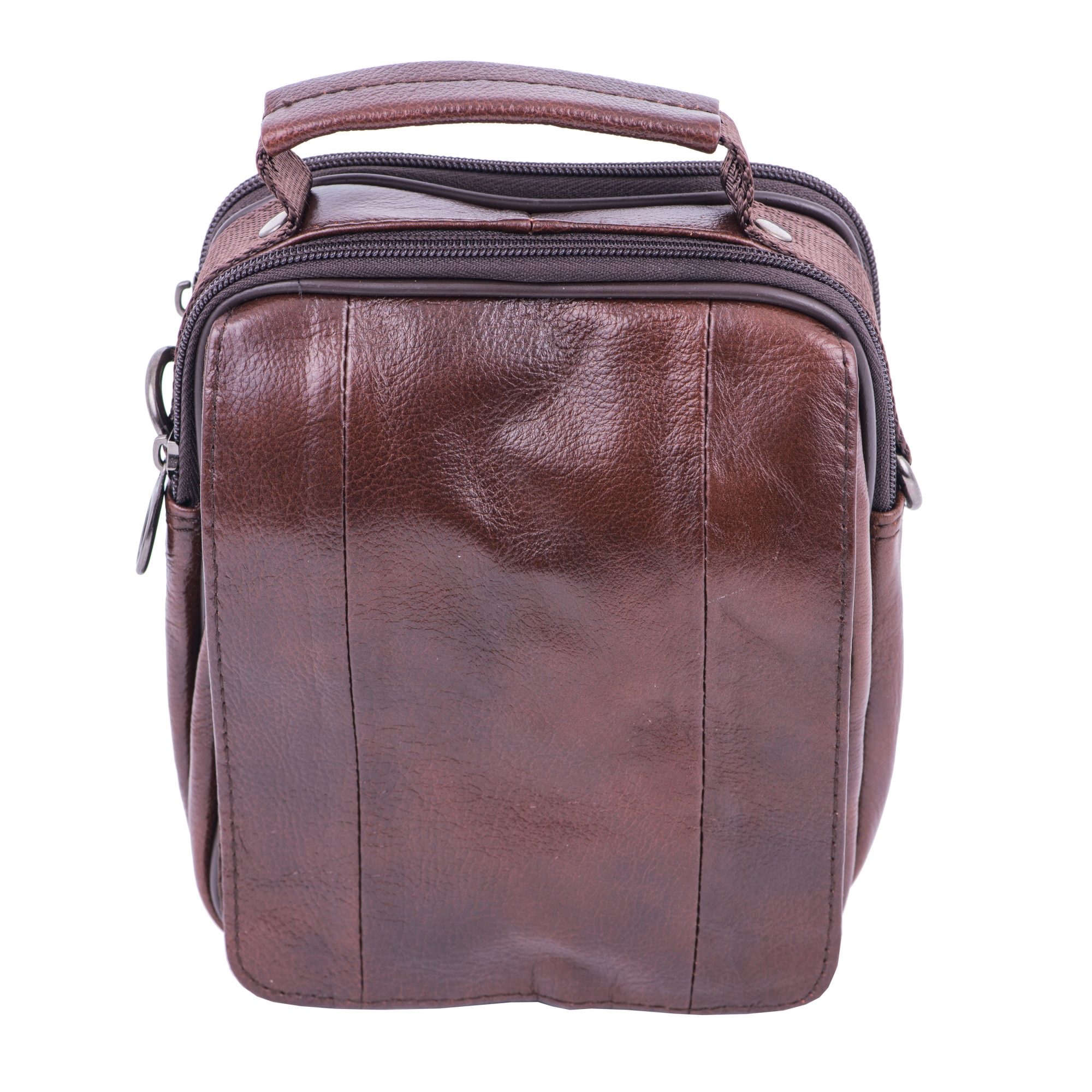 Geanta piele barbati,Toro Nero, cover carrier brown