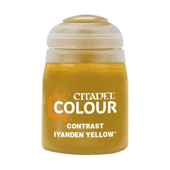 Miniatűr Festék, Citadel, Contrast Iyanden Yellow, 18ml