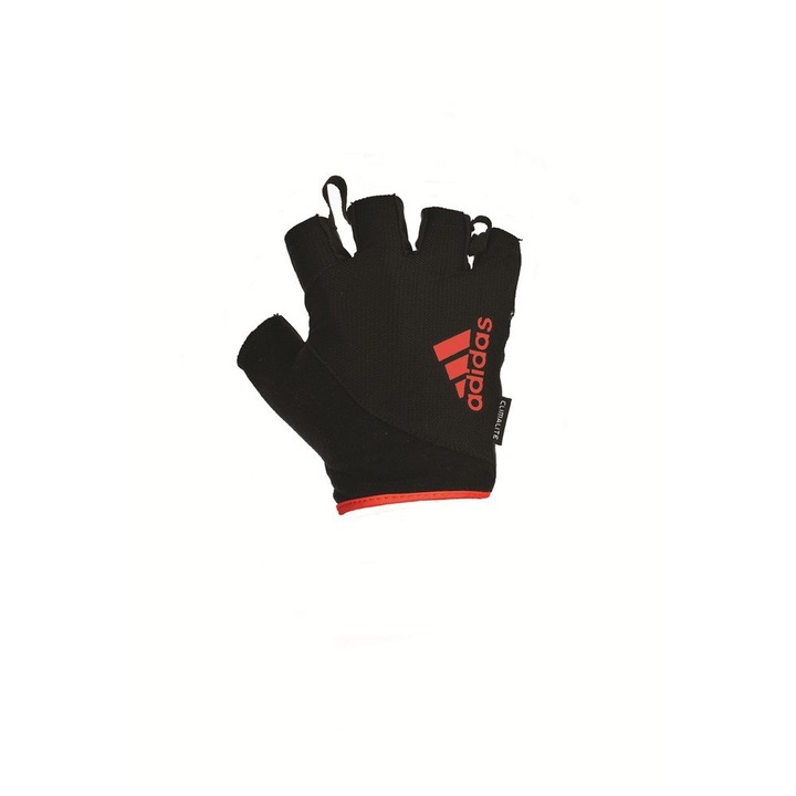 Спортни ръкавици, Adidas Essential, Унисекс ръкавици за фитнес без пръсти, Черен, XL