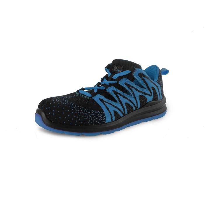 Pantofi de protectie usori, decupati, din material textil Texline Molat S1P ESD, marimea 45