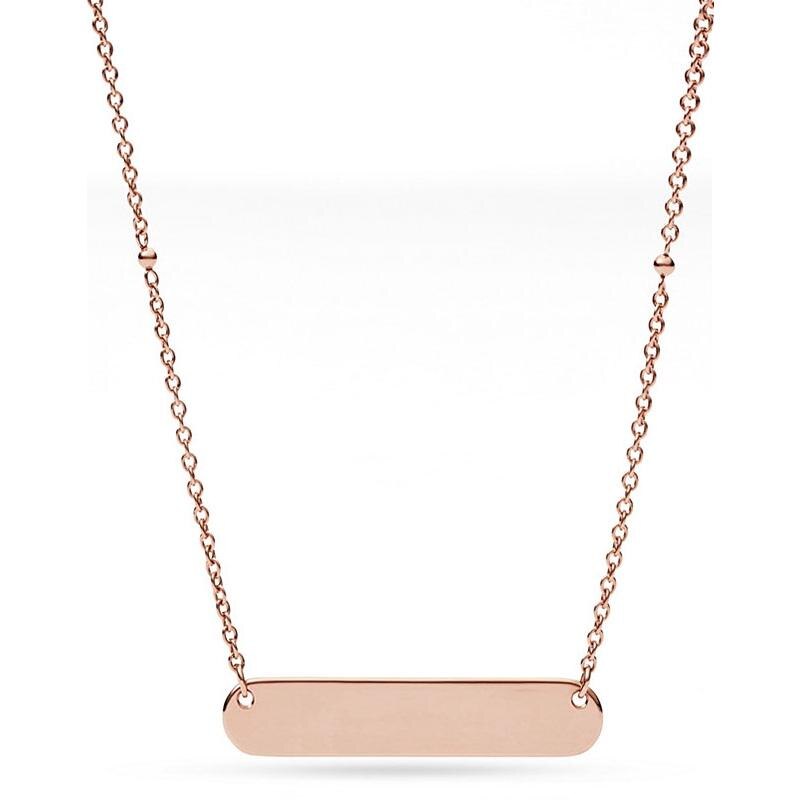 Colier Fossil Classic JF02901791, Rose gold