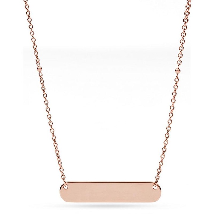 Colier Fossil Classic JF02901791, Rose gold