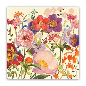 Tablou Canvas - Floral, Multicolor, 100 x 100 cm Tablou Canvas - Floral, Multicolor, 100 x 100 cm