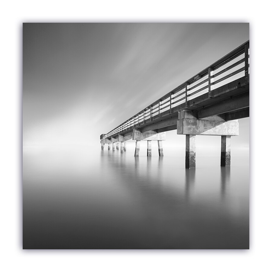 Tablou Canvas - Vintage, Monochrom, Pod, 80 x 80 cm