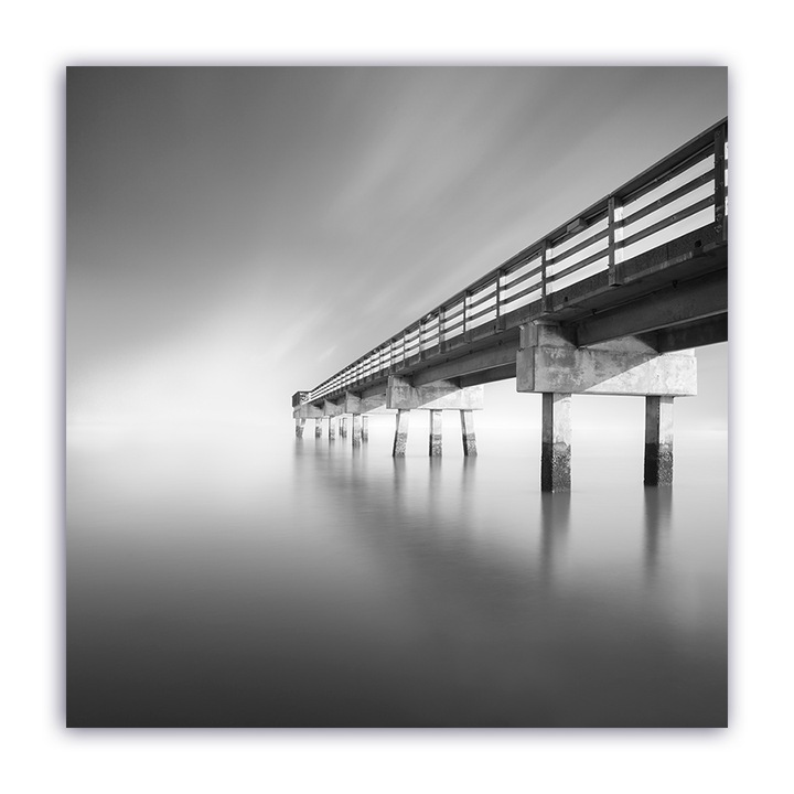 Tablou Canvas - Vintage, Monochrom, Pod, 60 x 60 cm