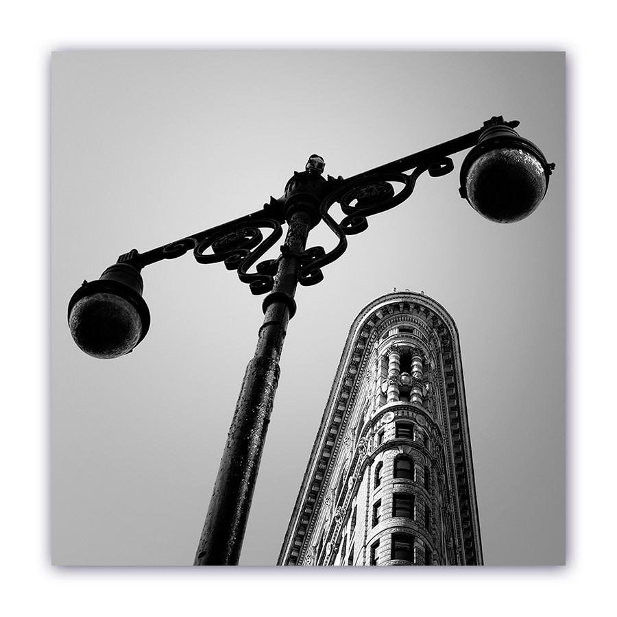 Tablou Canvas - Vintage, Monochrom, Flatiron, New York, 100 x 100 cm