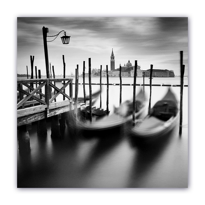 Tablou Canvas - Vintage, Monochrom, Mare, 60 x 60 cm