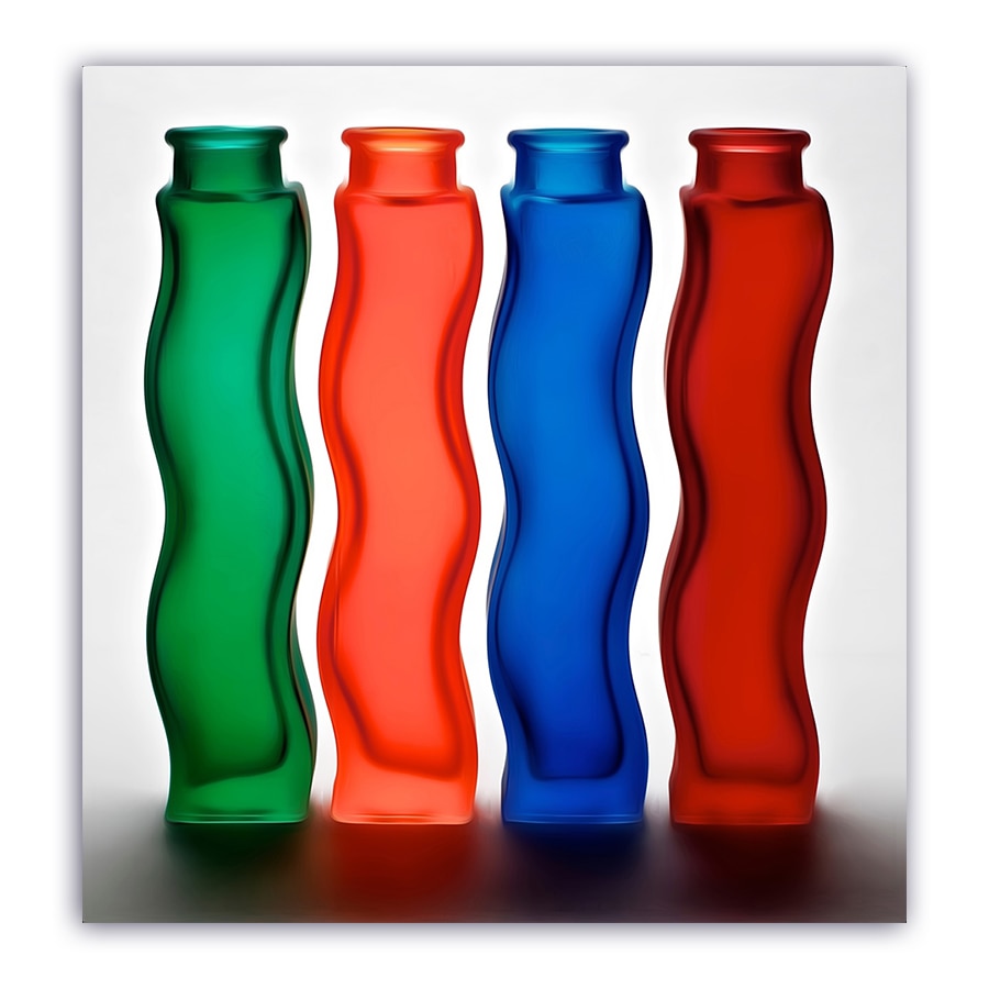 Tablou Canvas - Vaza, Multicolor, 100 x 100 cm